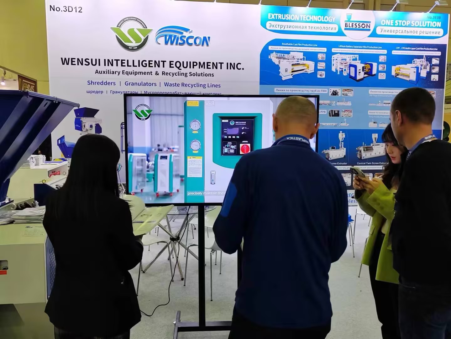 Wensui is appearing at the RUPLASTICA exhibition in Moscow